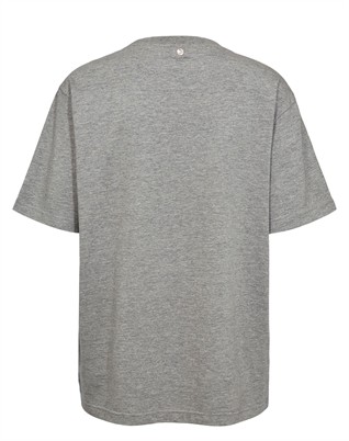 NUPrema Oversize T-Shirt - Medium Grey Melange